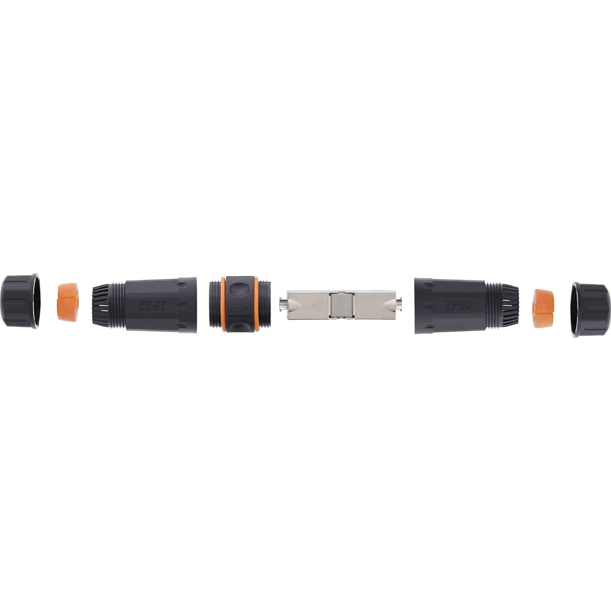 INLINE - Kabelverbinder Cat.6A wasserdicht IP68 - mit LSA-Technik - geschirmt-3