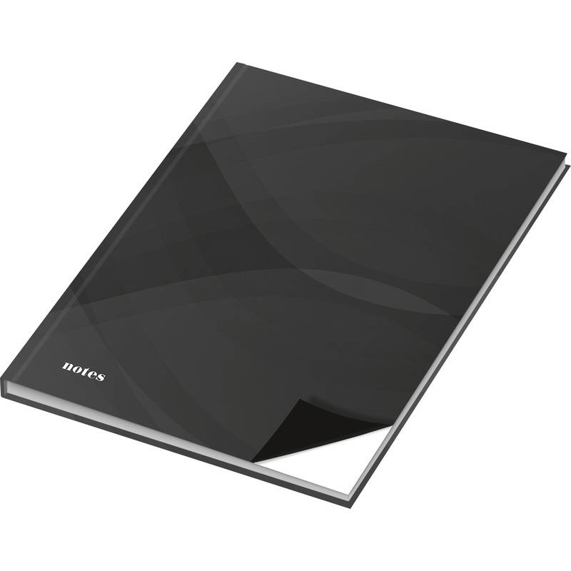 RNK Verlag Notizbuch "notes carbon black", DIN A4, blanko