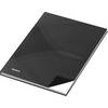 Notizbuch A4 notes carbon black blanko 96 Blatt
