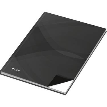 RNK Verlag Notizbuch "notes carbon black", DIN A4, blanko