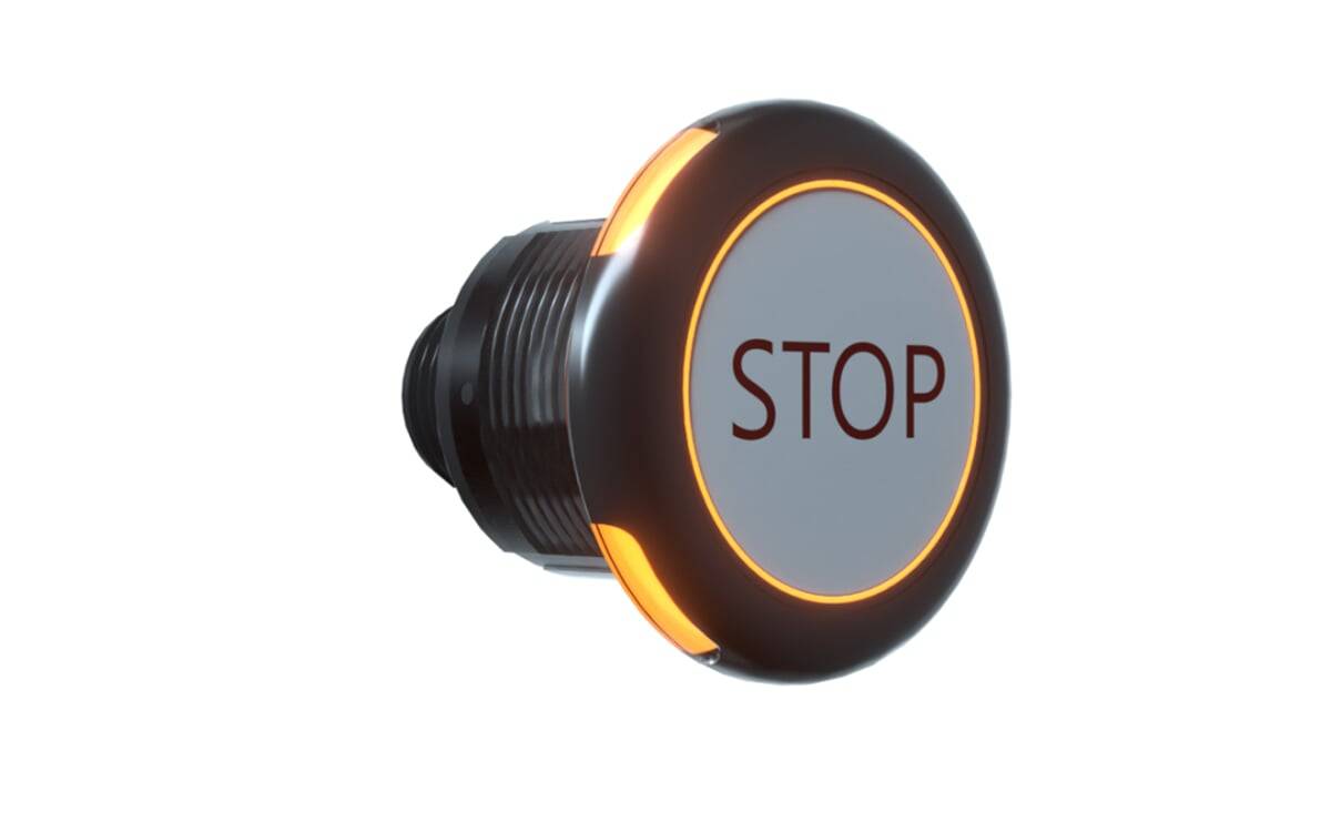 Kapazitiver Taster aus Kunststoff IP69K - AC904 - autosen-0