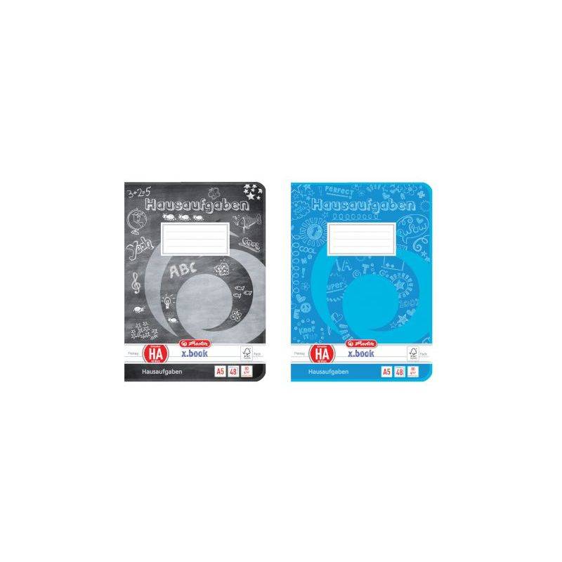 herlitz Hausaufgabenheft x.book, DIN A5, 80 g/qm, 48 Blatt-0