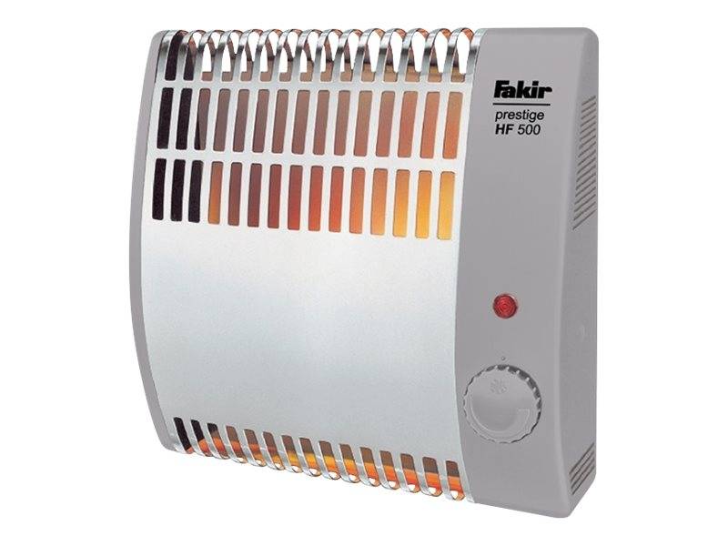 Fakir Prestige HF 500 - Heizelement - Wandbefestigung - grau/Stahl-0