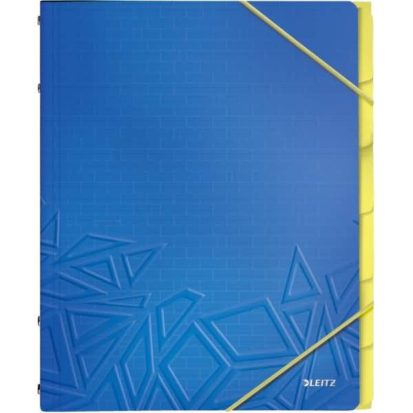 Ordnungsmappe Urban Chic A4 PP 6 Fächer blau-0
