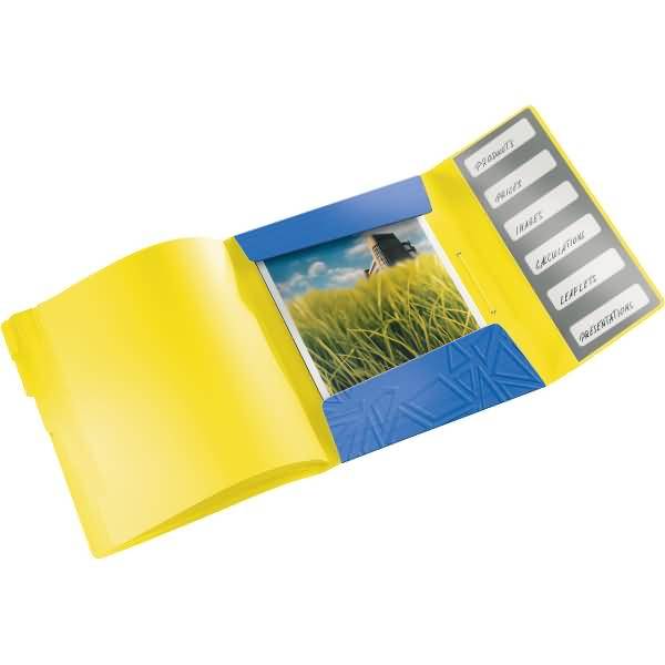 Ordnungsmappe Urban Chic A4 PP 6 Fächer blau-1