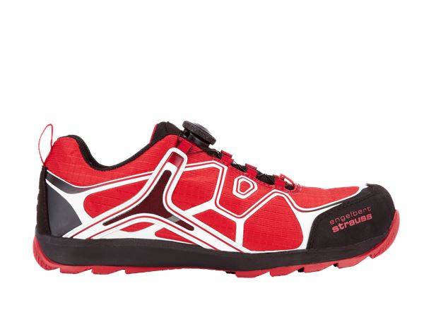 engelbert strauss e.s. S1 Sicherheitshalbschuhe Baham II rot/schwarz 40