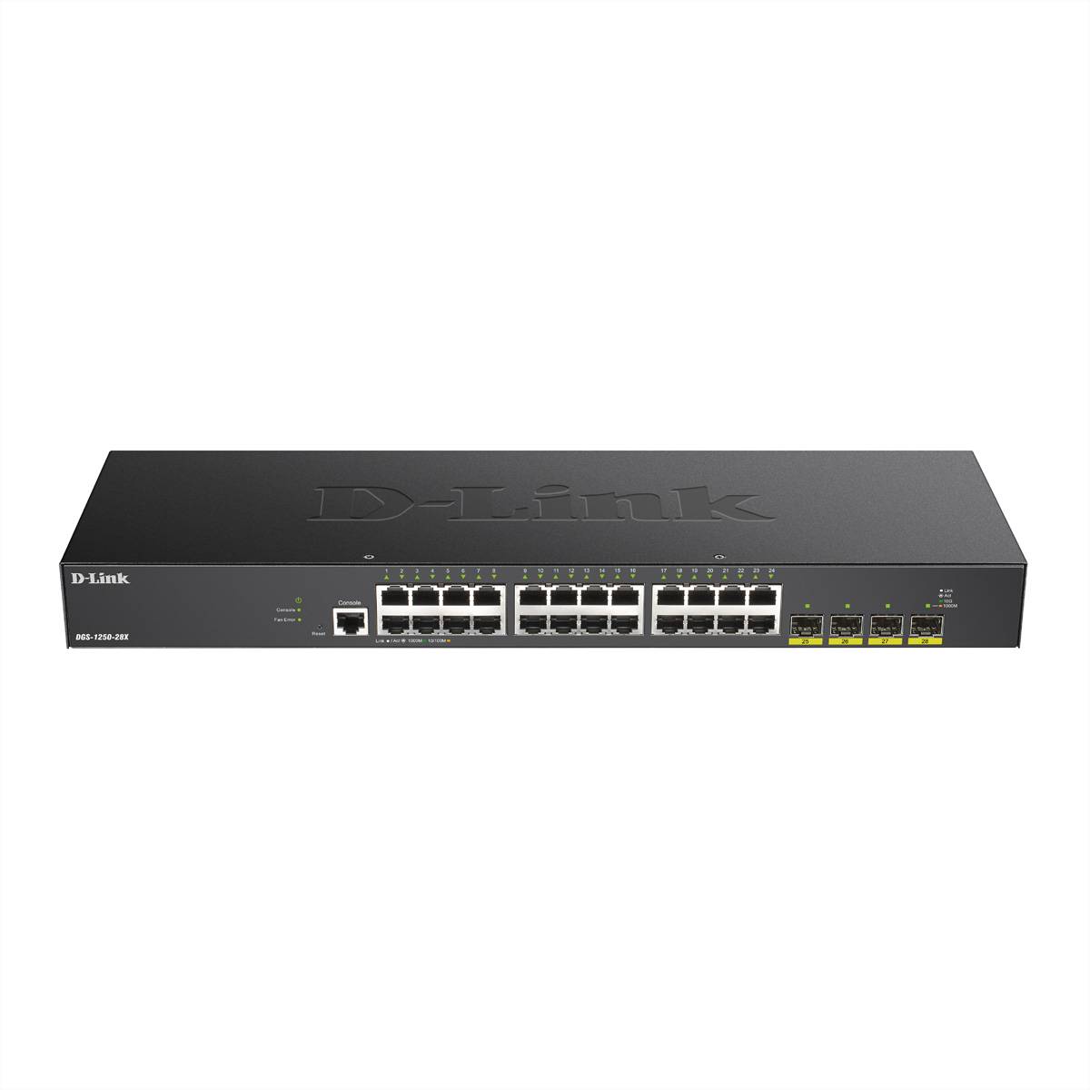 D-Link DGS-1250-28X Gigabit Switch 28-Port Smart Managed 4x 10G-0