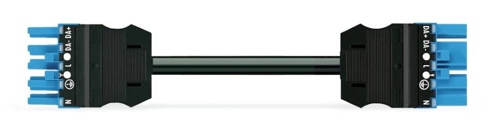 WAGO WINSTA MIDI Steckverbinder-System 3-5x4 mm² Verbindungsleitung, Buchse - Stecker, 5 polig, schwarz-0