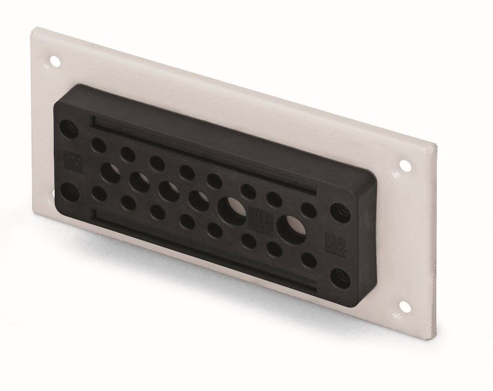 WAGO WINSTA MIDI Steckverbinder-System 3-5x4 mm² Anschlussleitung, Buchse - offenes Leitungsende, 3 polig, schwarz-0