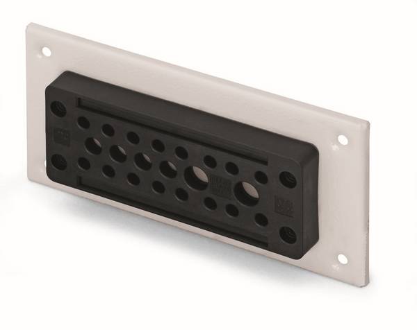 WAGO WINSTA MIDI Steckverbinder-System 3-5x4 mm² Anschlussleitung, Buchse - offenes Leitungsende, 3 polig, schwarz