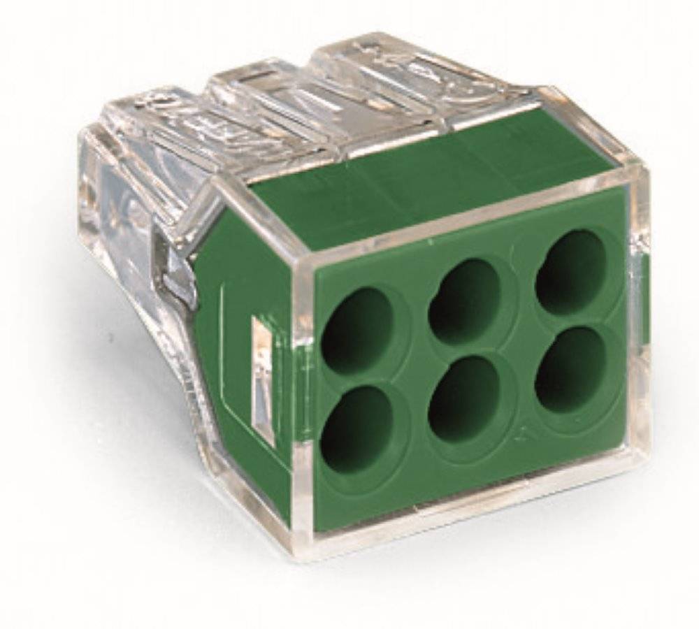 Wago Verbindungsdosenklemme;für ein- und mehrdrähtige Leiter;max. 2,5 mm²;mehrfarbig - 773-116 - 50 Stück-0