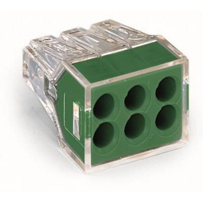 Wago Verbindungsdosenklemme;für ein- und mehrdrähtige Leiter;max. 2,5 mm²;mehrfarbig - 773-116 - 50 Stück-0