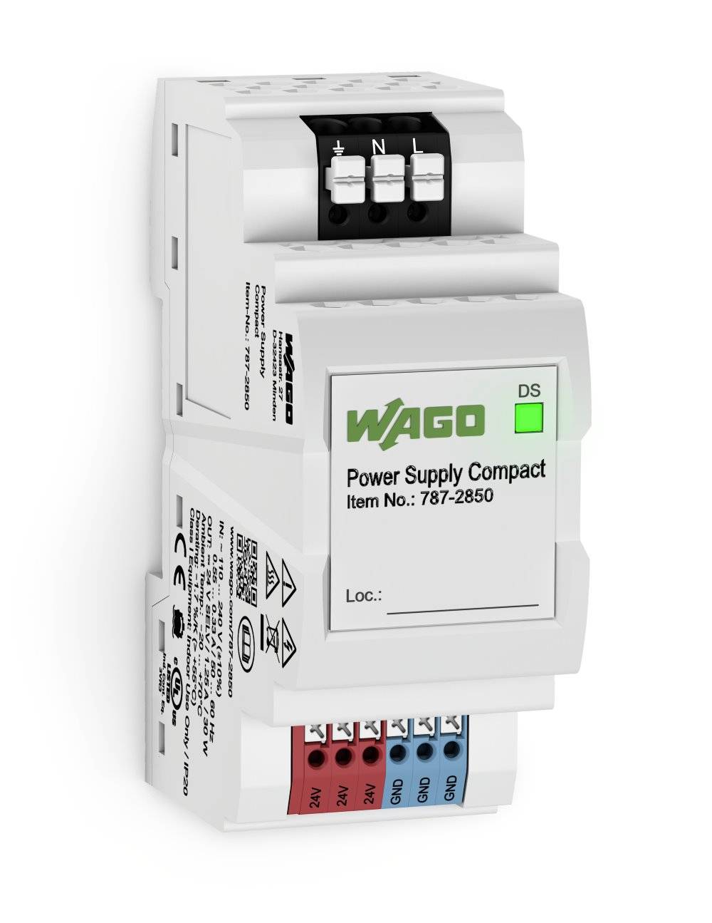 Wago Primär getaktete Stromversorgung;Compact;1-phasig; - 787-2850 - 1 Stück-0