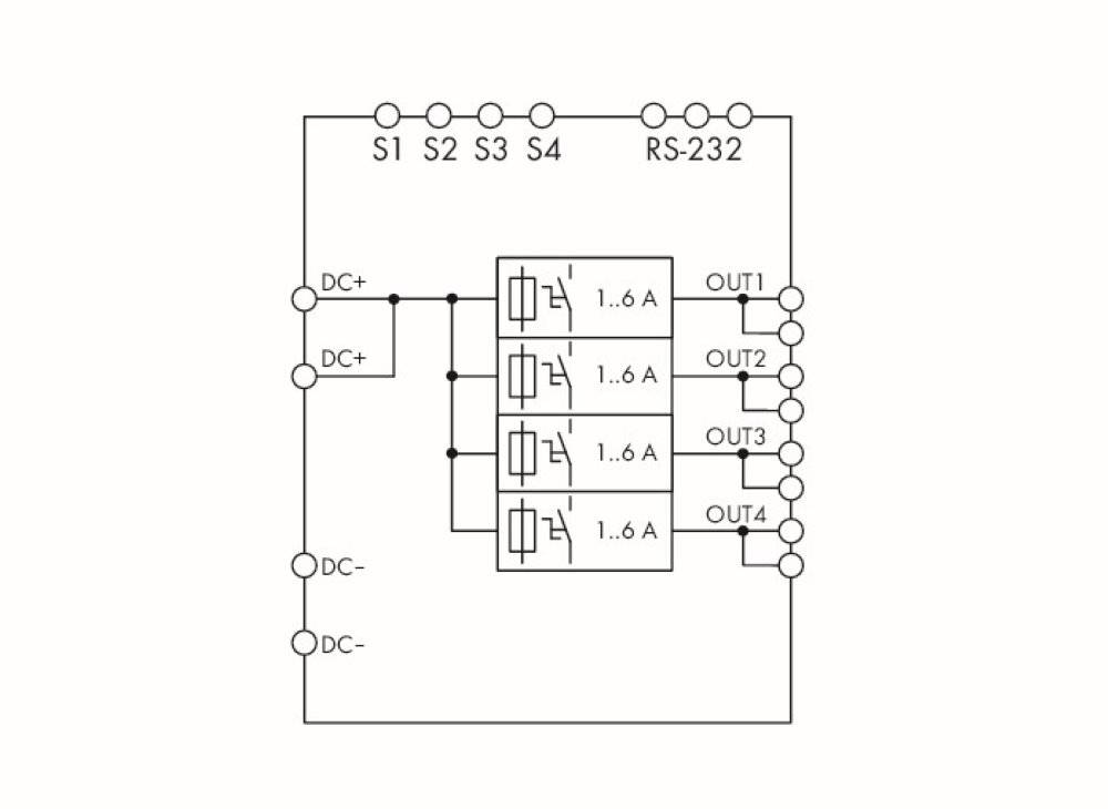 Wago Elektronischer Schutzschalter;4-kanalig;Eingangsspannung DC 24 V; - 787-860 - 1 Stück-2