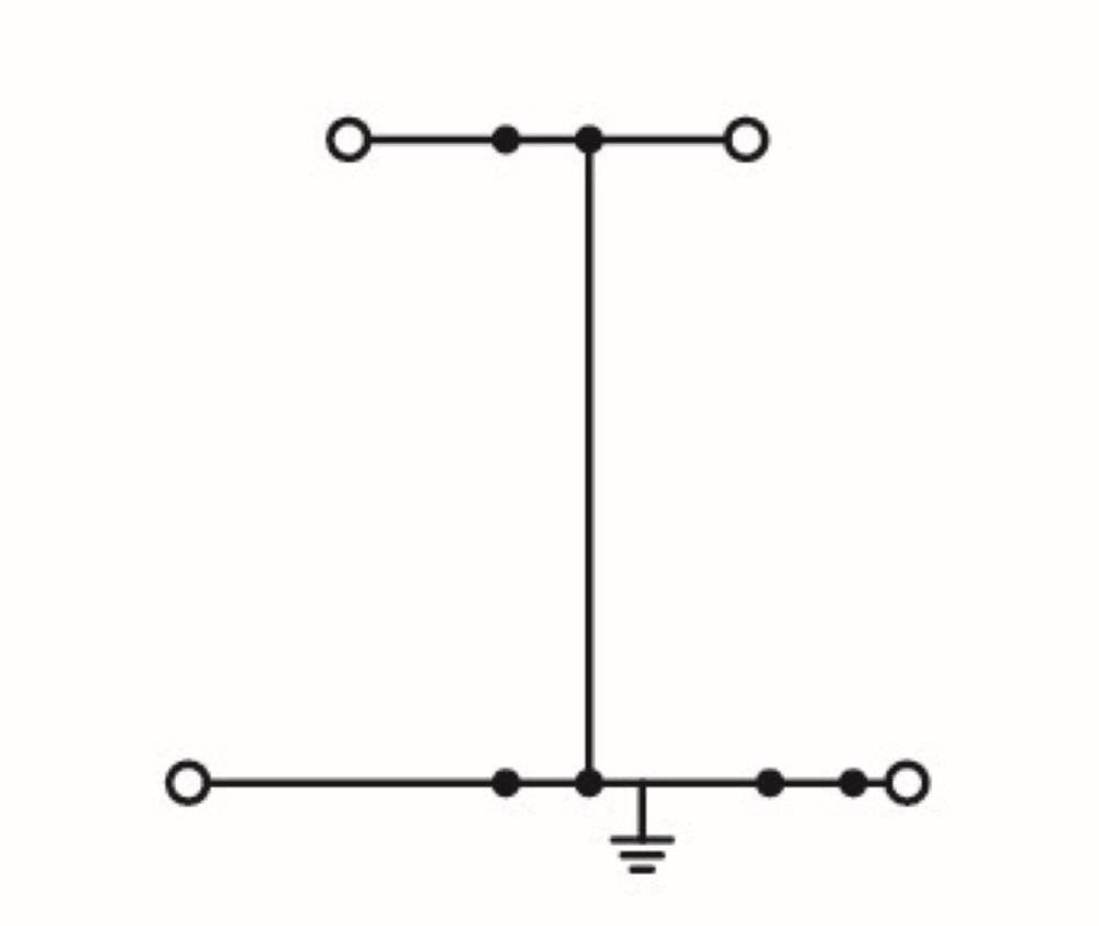 Wago Doppelstockklemme;4-Leiter-Schutzleiterklemme;1 mm²;grün-gelb - 2000-2207 - 50 Stück-1