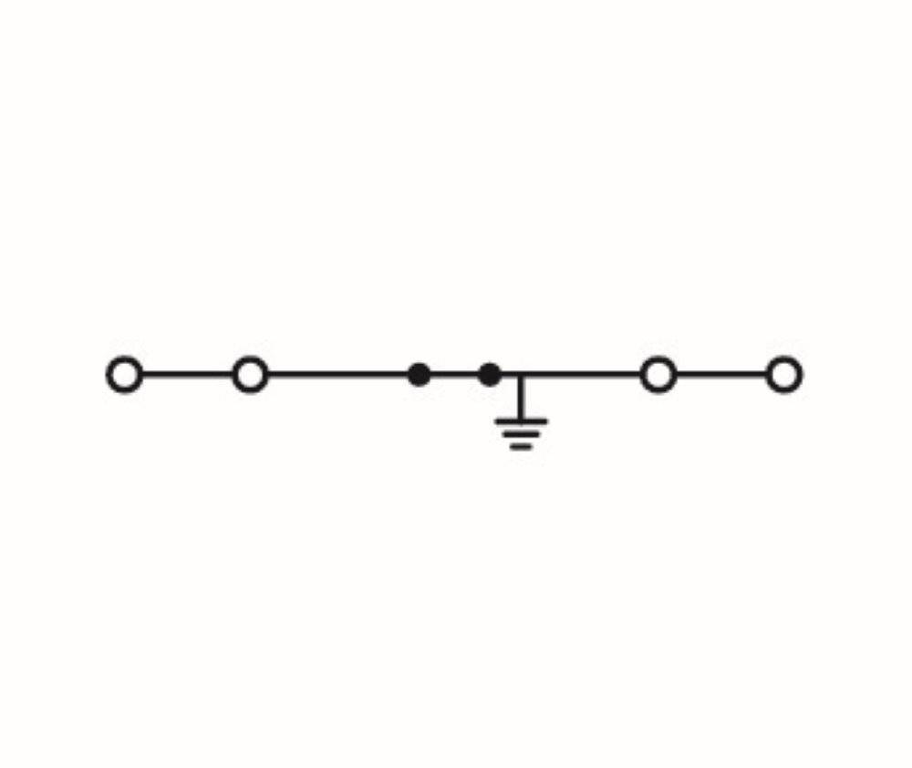 Wago 4-Leiter-Schutzleiterklemme;1,5 mm²;für Anwendungen Ex e II geeignet;grün-gelb - 2001-1407 - 100 Stück-1