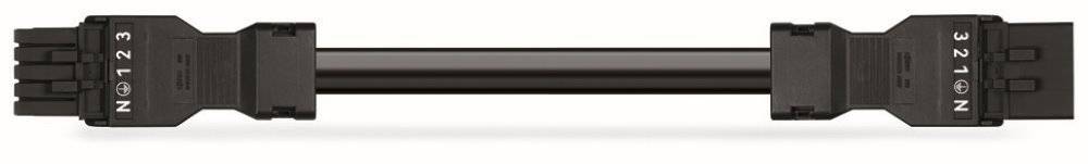 Wago konfektionierte Verbindungsleitung;Eca;Buchse Stecker;schwarz - 891-8995/006-201 - 1 Stück