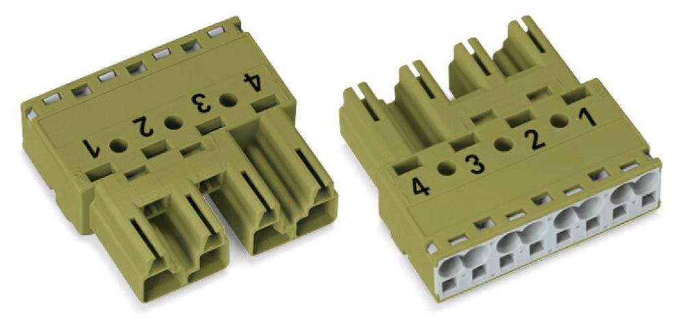 50 Stk. WAGO GmbH & Co. KG Stecker 4-polig