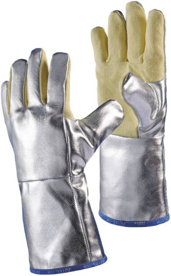 Hitzeschutzhandschuh bis 1000°C Strahlungshitze H115A238-W2 Größe 10 Farbe aluminisiert/gelb Trägermaterial Außenhand un