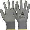 Feinstrick-Schutzhandschuh PU Grey/Black/White 509540-08 Größe 08 Farbe grau Trägermaterial Polyestergestrick Gauge 13 M
