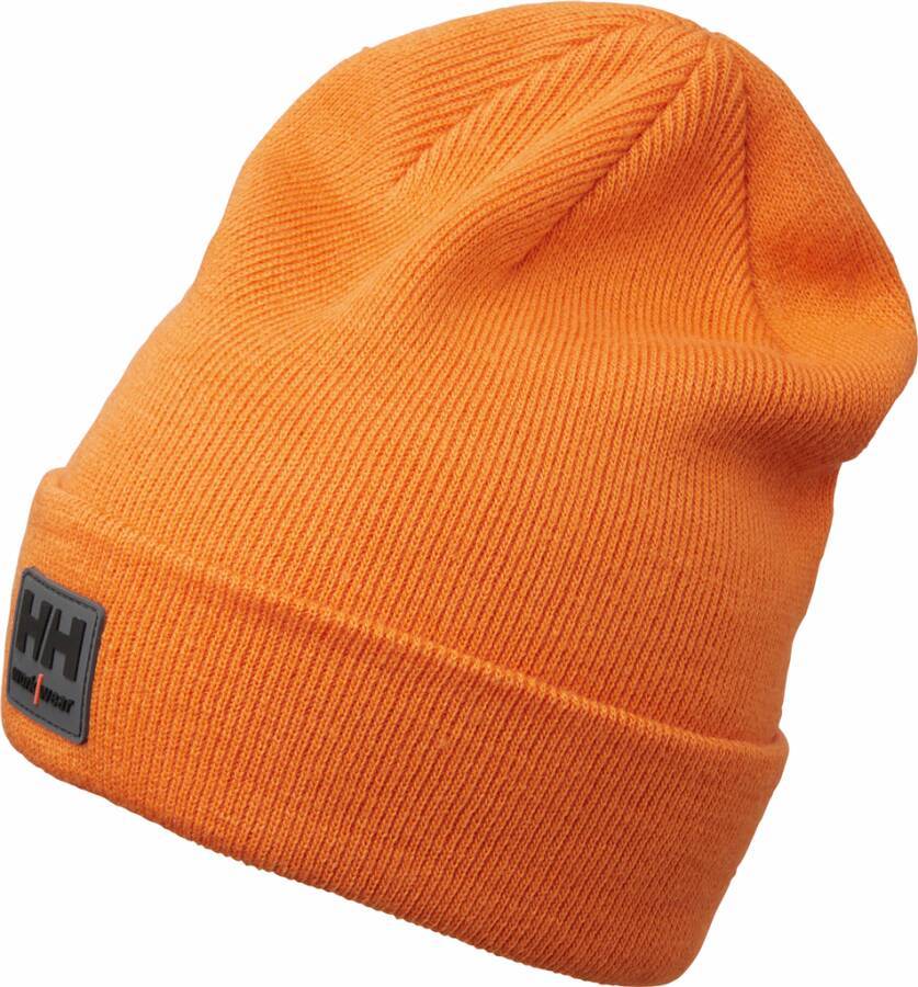 Strickmütze CLASSIC 79811_290-STD Größe Uni Farbe orange