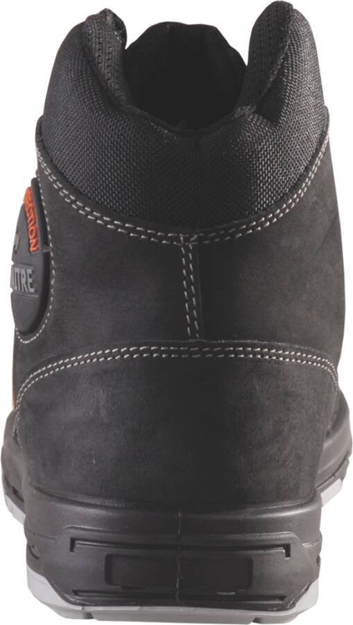 Sicherheitshalbschuh/-hochschuh S3 Soul / Saxo 1975-43 Größe 43 Farbe schwarz, mit grauen und orangefarbenen Nähten Ty-3
