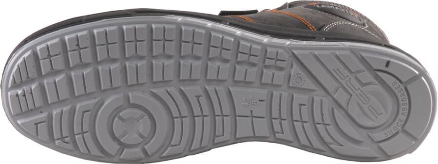 Sicherheitshalbschuh/-hochschuh S3 Soul / Saxo 1975-43 Größe 43 Farbe schwarz, mit grauen und orangefarbenen Nähten Ty-4