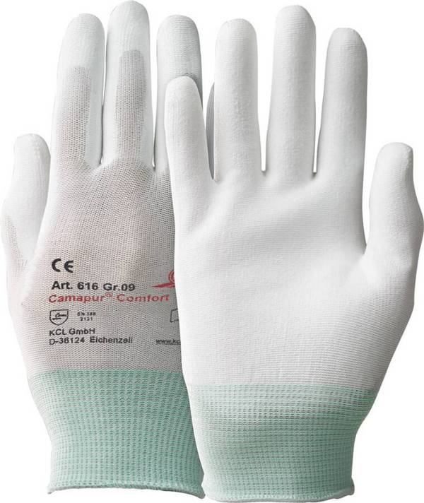 Schutzhandschuh Camapur® Comfort 616/619/626 061606941E Größe 06 Farbe weiß Trägermaterial Polyamid-Trikot Mat.-Stärke
