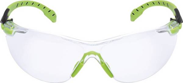 Schutzbrille 3M™ Solus™ 1000 S1201SGAF Rahmen grün/schwarz Scheibe klar Scheibenkennzeichnung 2C-1.2 3M 1 FT K N Beschic