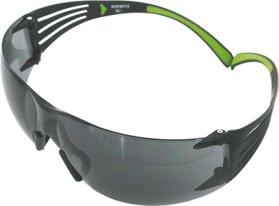 Schutzbrille 3M™ SecureFit™ 400 SF402AF Rahmen schwarz / grün Scheibe grau Scheibenkennzeichnung 5-3.1 3M 1 FT Beschicht-4