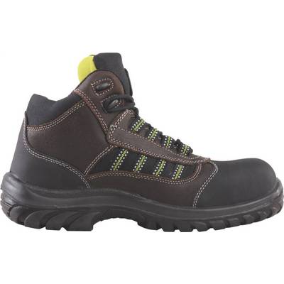 Sicherheitshalbschuh/-hochschuh S3 Douro / Danube 1345-45 Größe 45 Farbe schwarz/braun mit hellgrünen Applikationen Ty-1