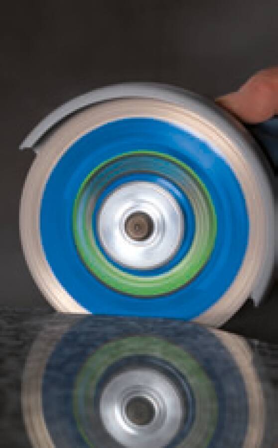 Fliesen-Diamant-Trennscheibe Premium DCT 639560 Ø 125 mm Bohrung 22,23 mm Segmenthöhe 10 mm-1