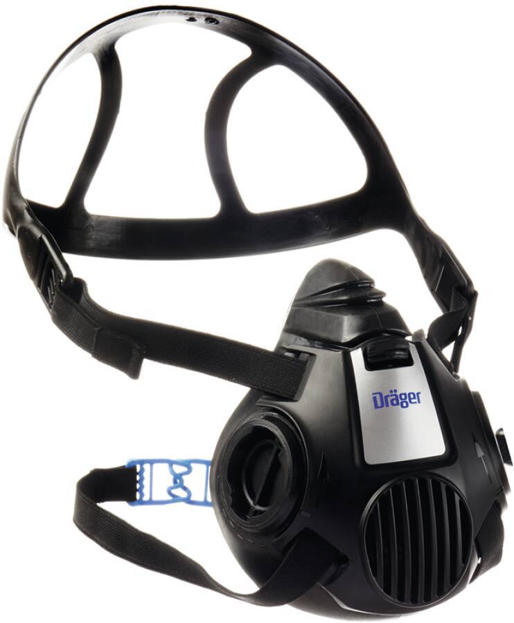 Halbmaske X-plore® 3300 R55332 Größe L Typ Einzelmaske Material Soft-TPE Scheibe ohne Anschluss Bajonett Inhalt Einzelma-0