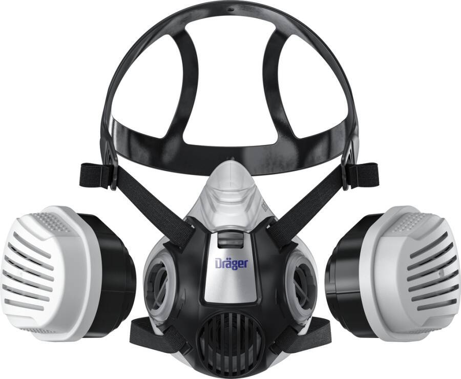Halbmaske X-plore® 3300 R55332 Größe L Typ Einzelmaske Material Soft-TPE Scheibe ohne Anschluss Bajonett Inhalt Einzelma-2
