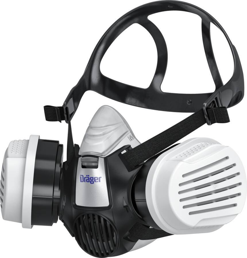 Halbmaske X-plore® 3300 R55332 Größe L Typ Einzelmaske Material Soft-TPE Scheibe ohne Anschluss Bajonett Inhalt Einzelma-3