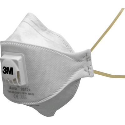Partikelschutzmasken 3M™ Aura™ Z9312+OLD Schutzstufe EN 149:2001 FFP1 NR D Schutzwirkung gegen Partikel zum Grenzwert 4--0