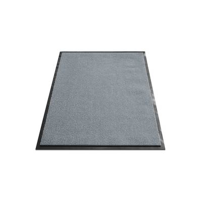 Fußmatte Monochrom | BxL 90 x 150 cm | Silbergrau | Certeo - Bodenmatte Bodenmatten Bodenschutzmatten Eingangsmatte
