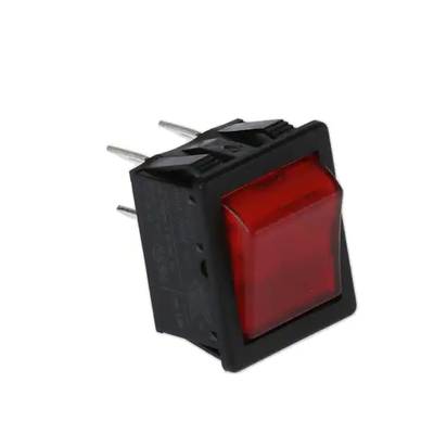 Bulgin C1553ATNAE Wippschalter Beleuchtet 2-poliger Wechsler, Ein-Aus, Rot