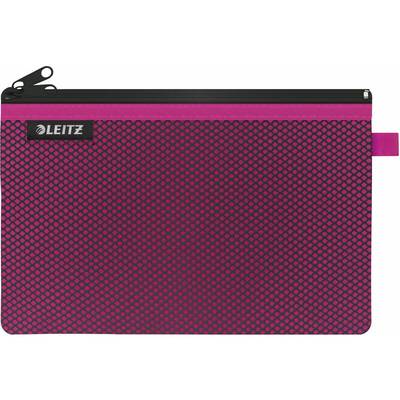 LEITZ Reißverschlusstasche WOW Traveller, Größe L, pink