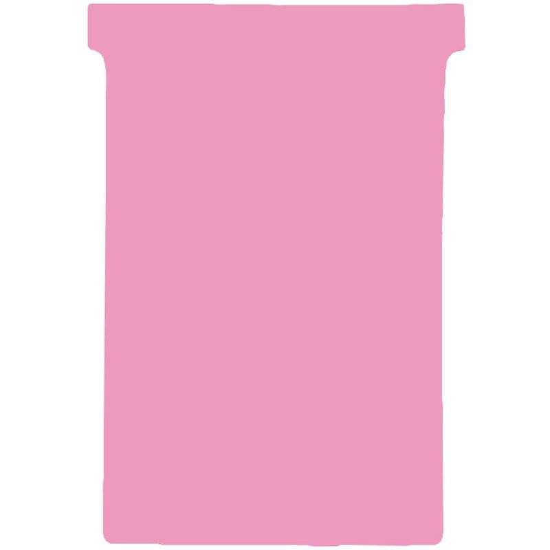 nobo T-Karten, Größe 1,5 / 45 mm, 170 g/qm, pink-0