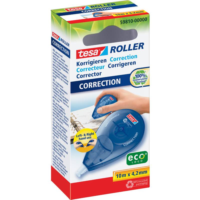 tesa Einweg-Korrekturroller CORRECTION ROLLER, 4,2 mm x 10 m-0