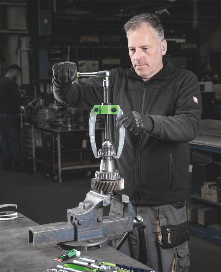 Abzieher „Autogrip“ 2- und 3-armig 44-1 Ausführung 2-armig Spannweite 100 mm Spanntiefe 100 mm Sechskant 13 mm-1