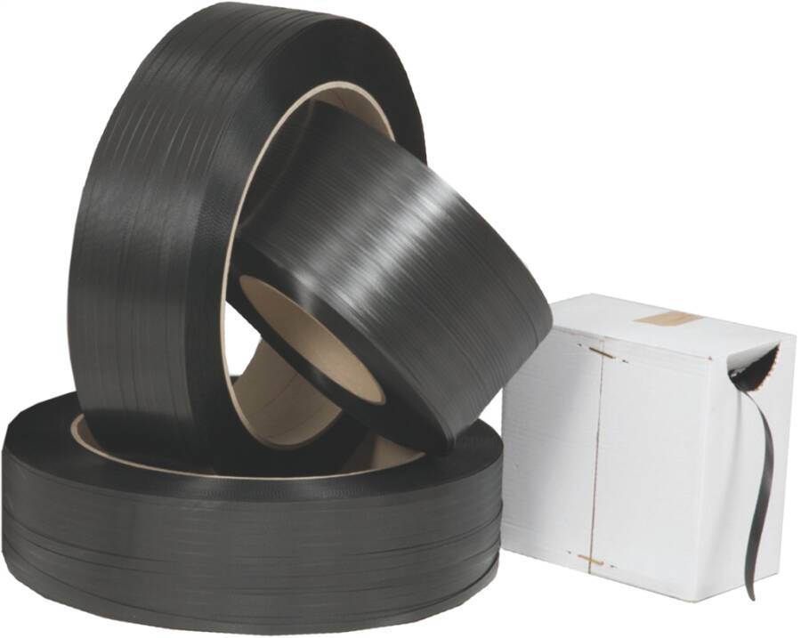 4 X Umreifungsband Polypropylen 855001304 Ausführung auf Kleinrolle Bandbreite 16 mm Stärke 0,68 mm Rollenlänge 500 m Ke-0