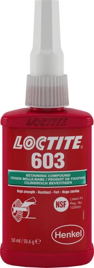 Öltolerantes Fügeprodukt Loctite 603 142442 Gebindeart Flasche Inhalt 50 ml-0
