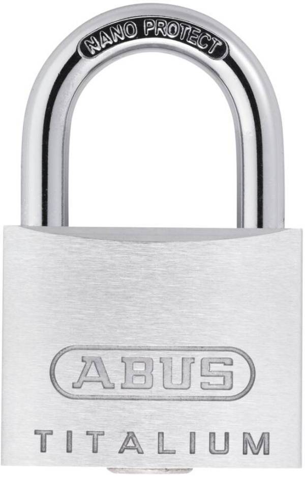 Vorhangschlösser TITALIUM™ 56960 Typ TITALIUM Bügelhöhe 23 mm Bügelstärke 6 mm Breite 40 mm Ausführung 4 Schlösser, 5 Sc