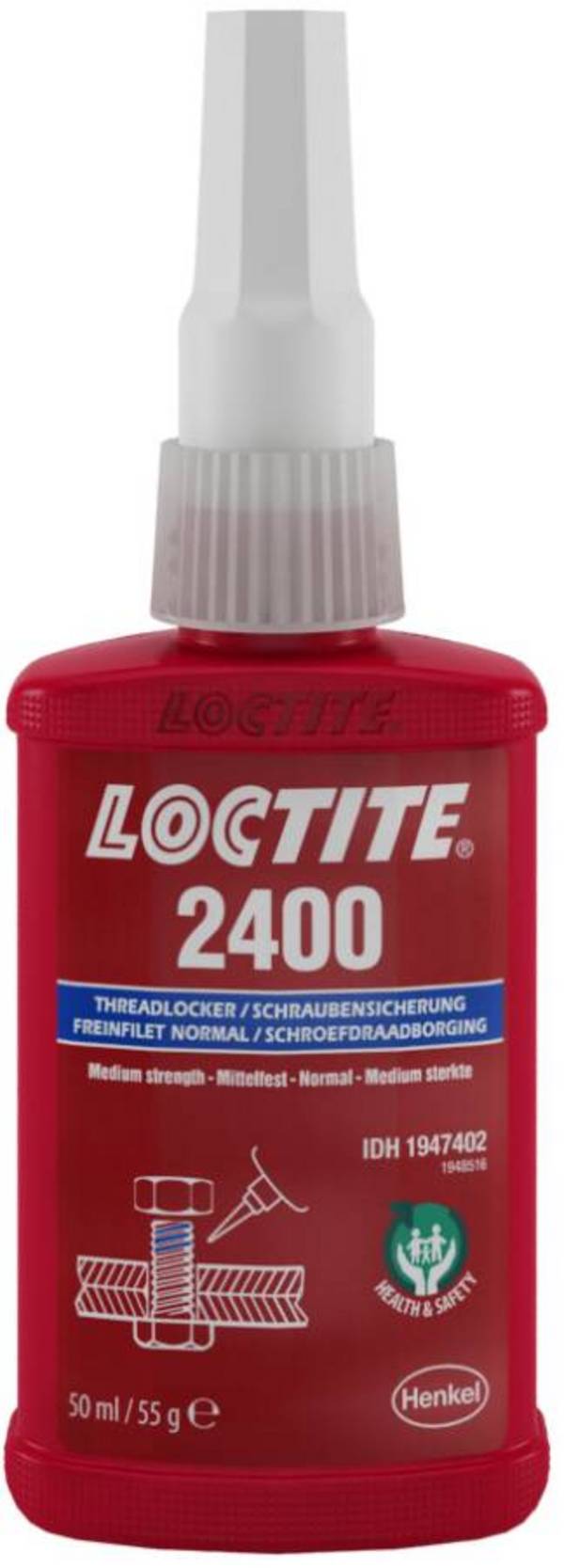 Schraubensicherung mittelfest Loctite 2400 1947402 Gebindeart Flasche Inhalt 50 ml