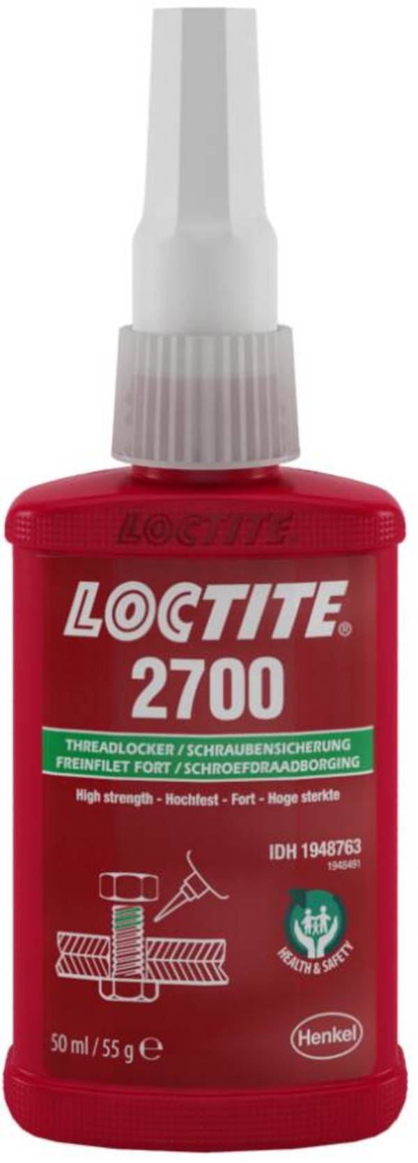 Schraubensicherung hochfest Loctite 2700 1948763 Gebindeart Flasche Inhalt 50 ml