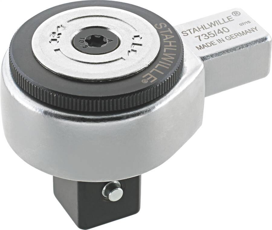 Feinzahn-Einsteckknarre 735 58250040 Antriebsvierkant 3/4" Aufnahme 14x18 mm Anzugswert 400 Nm Zähne 60 Breite 50 mm Hö-0