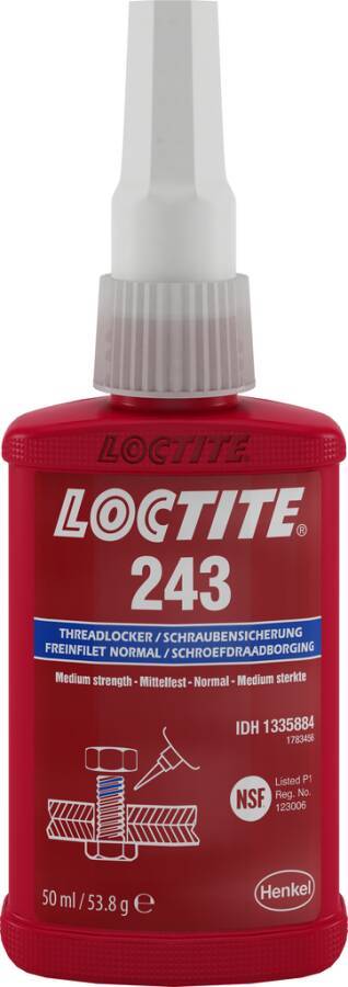 Schraubensicherung mittelfest Loctite 243 1335884 Gebindeart Flasche Inhalt 50 ml-0