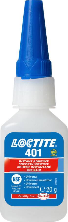 Sofortkleber Universal Loctite 401 142576 Gebindeart Flasche Inhalt 50 g-0